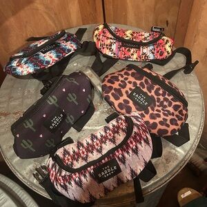 Saddle Sack Patterned  Bags